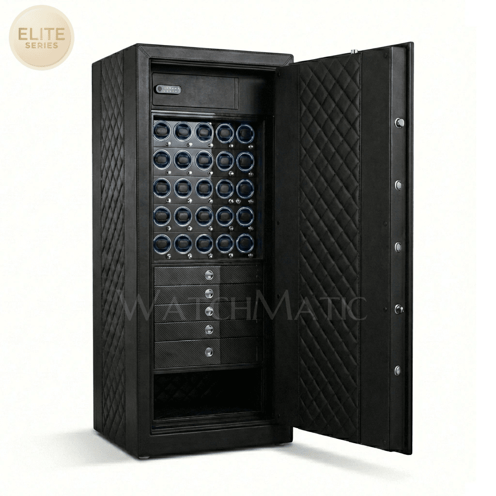 buy Heritage™ Leather Watch Safe at WatchMatic with free shipping