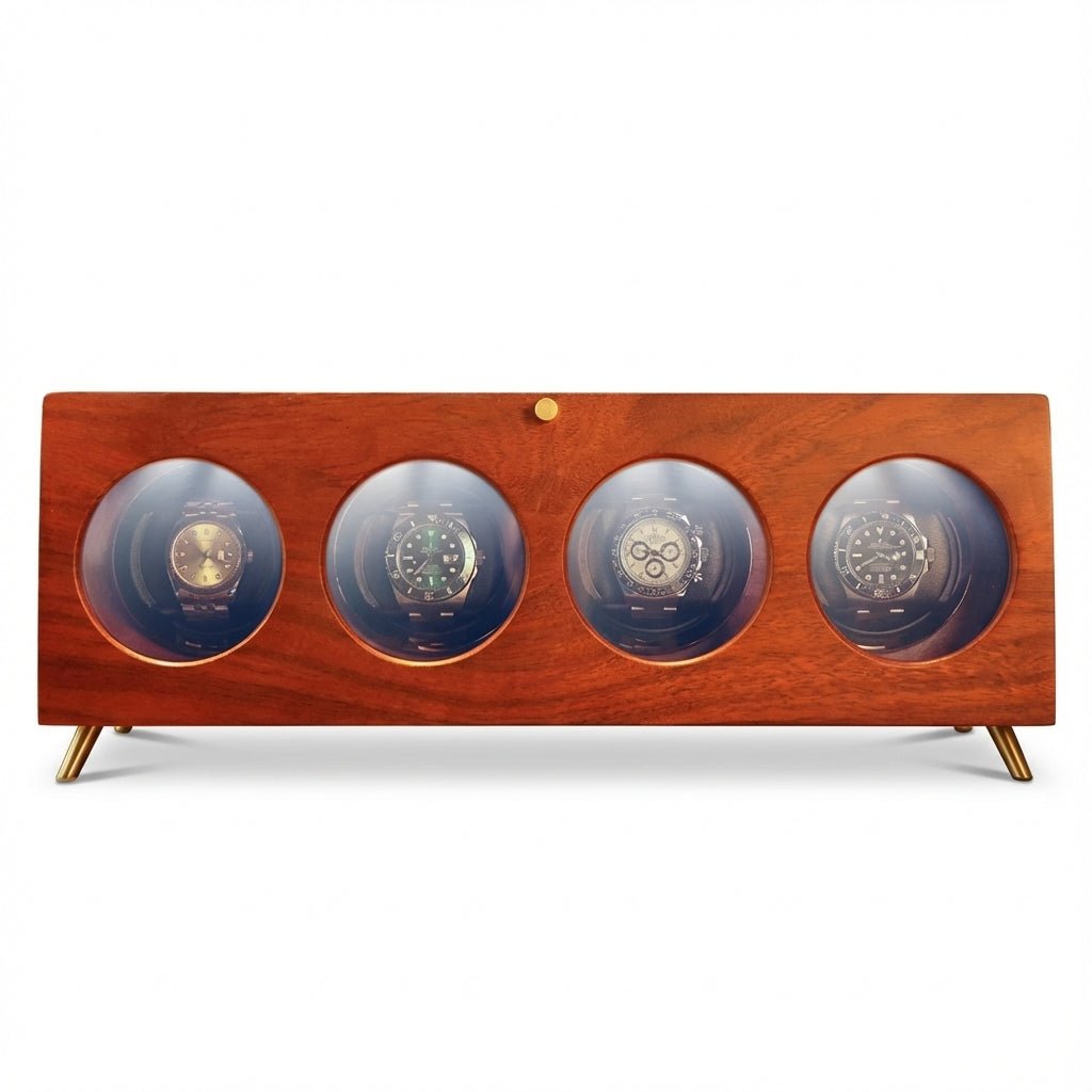 WATCHMATIC Movo Wood Watch Winder 14:350850Four epitopes - WatchMatic