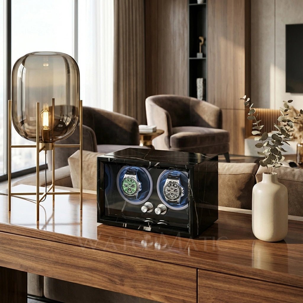 buy Regis Double Watch Winder at WatchMatic with free shipping